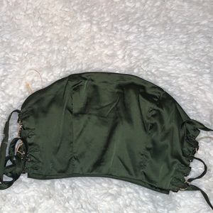 Windsor Olive green crop top